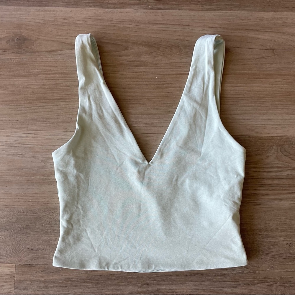 Babaton Pale Green Crop Top